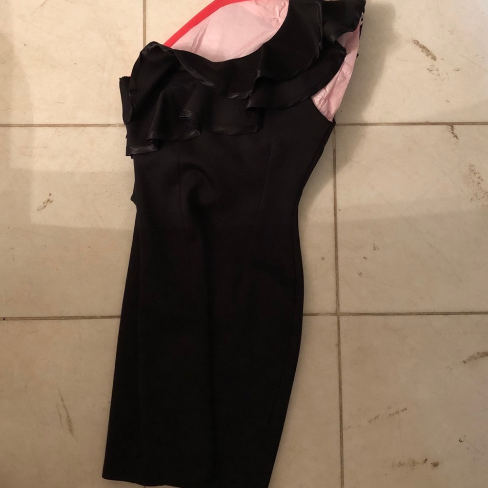 Lipstick London One-Shoulder Ruffle Dress